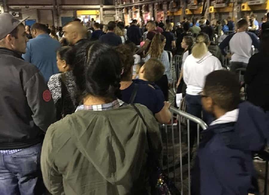 Parents complained of hour-long queues and overcrowding at Monstrous Festival in Rotherhithe (Lynsey Mitchell)