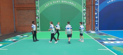 Kids flock to ‘ground-breaking’ wallball court launch in Surrey Quays shopping centre